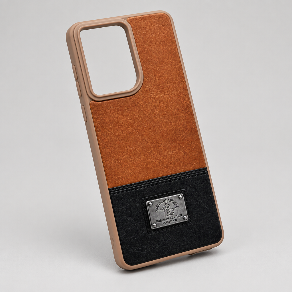 Moto Edge 50 Fusion / G85 / G96 Two-Tone Leather-Texture Back Case