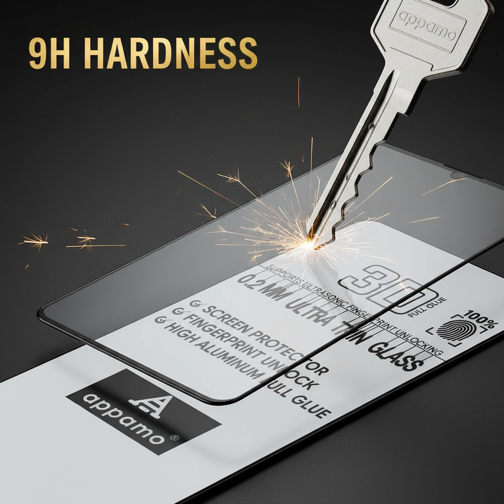 Samsung Galaxy S24 / S24 Ultra | Appamo 3D Full Glue Tempered Glass | Ultrathin | Fingerprint Working