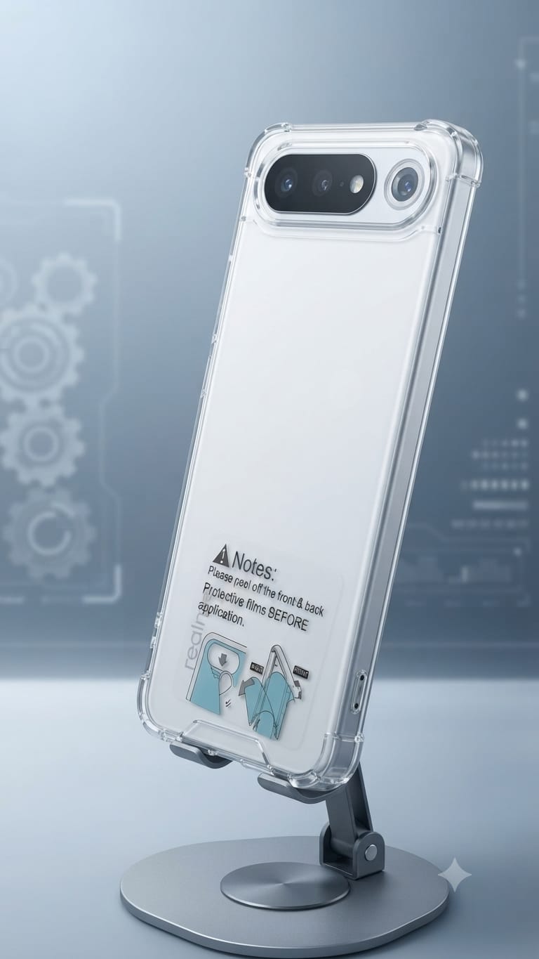 Realme 16 Four Corner Shockproof Transparent Back Case