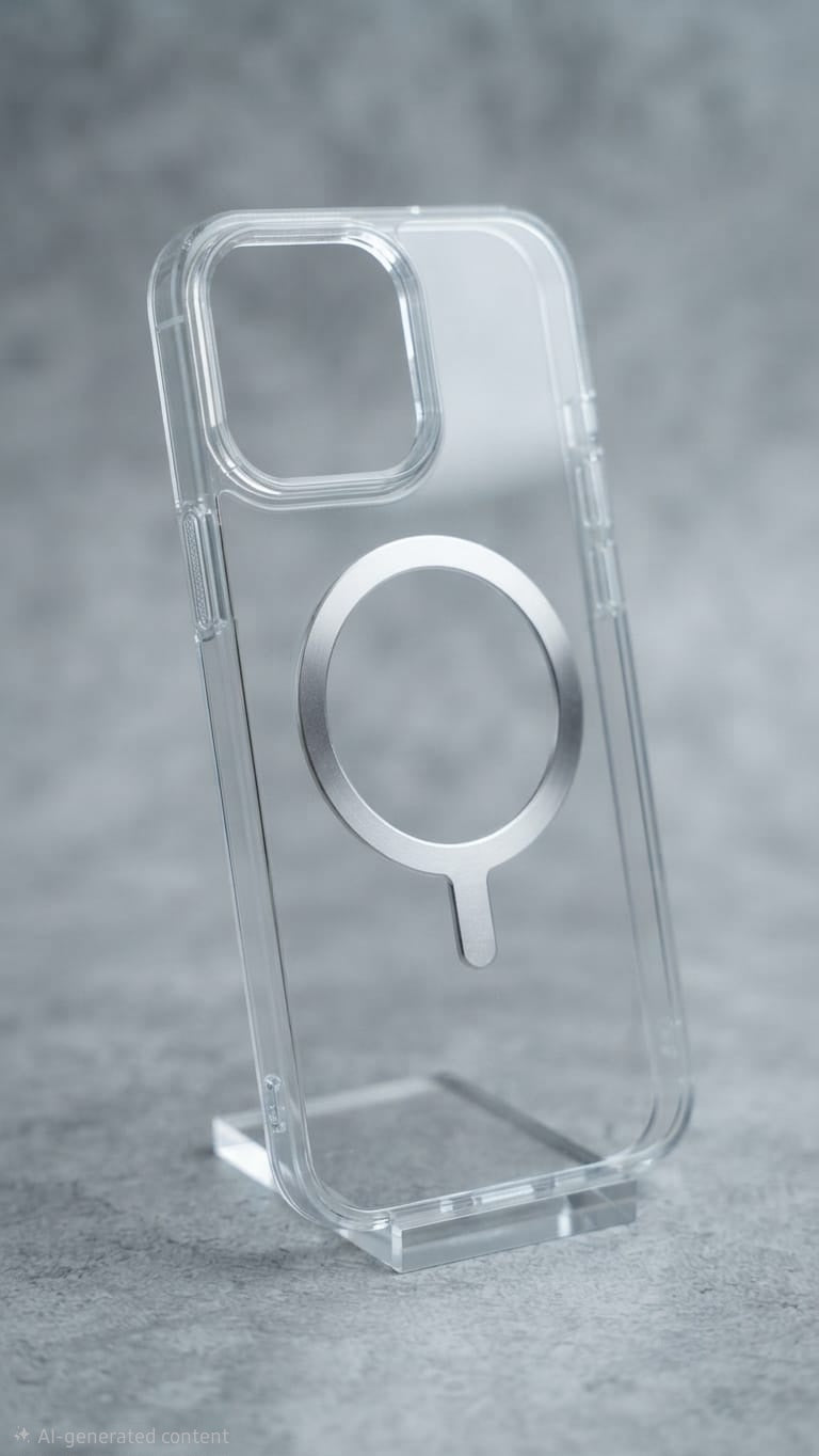 Apple iPhone 16 Pro Max Metal MagSafe Ring Back Cover