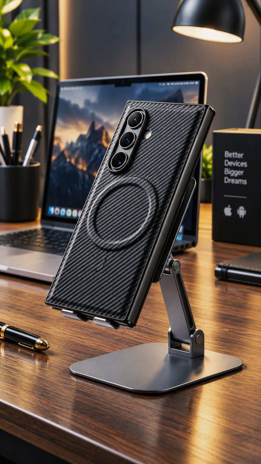 Samsung Z Fold 8 Ultra Super Frosted Shield Pro Polycarbonate Carbon Fiber Textured 360 Cover