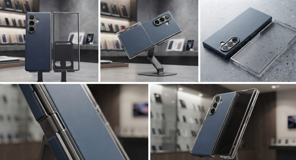 Samsung Z Fold 8 Ultra 360 Cover 2-Piece | Back Leather + Front Glass Protection