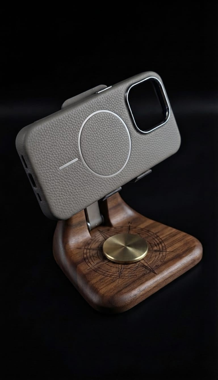 iPhone 15 Pro Honeyport MagSafe Leather Case