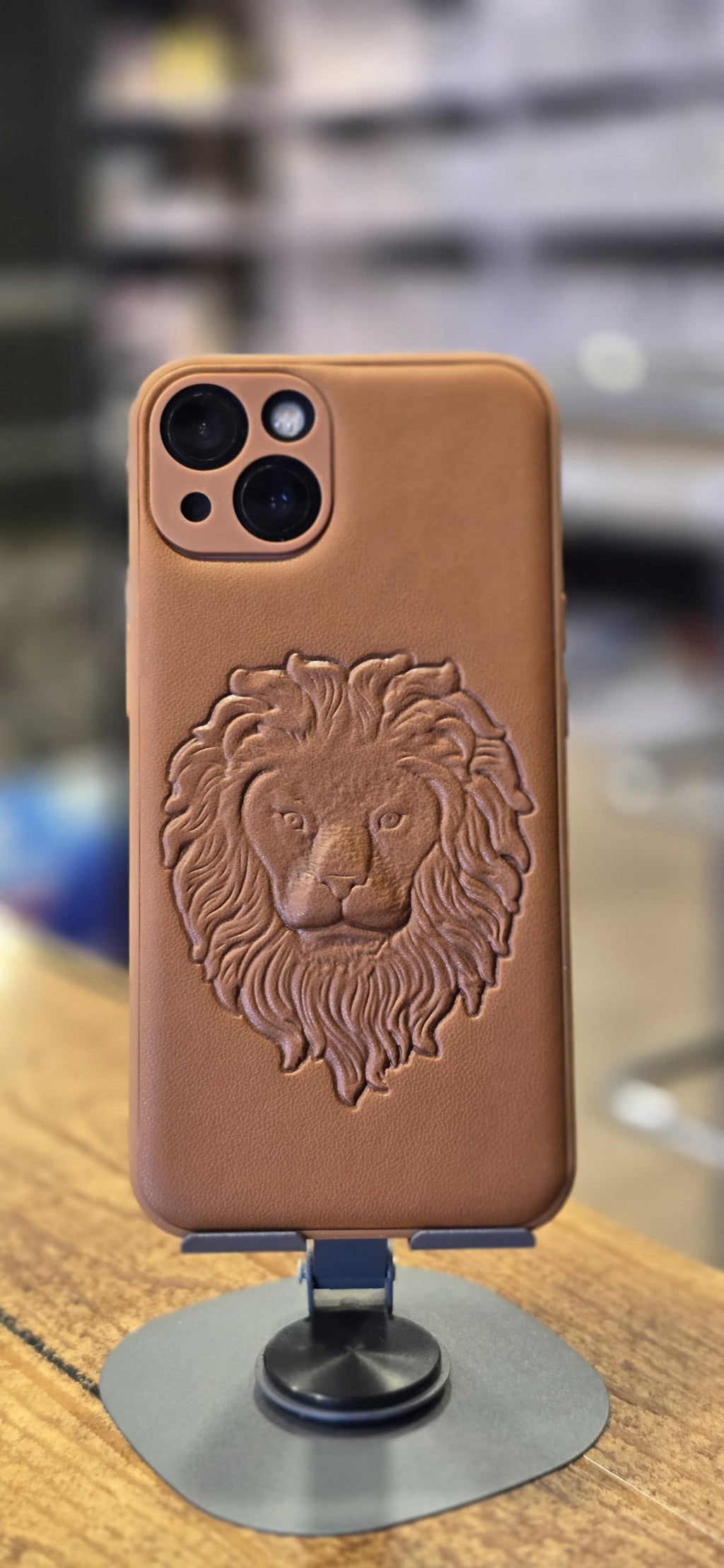 iPhone 13 Lion Design Leather Case