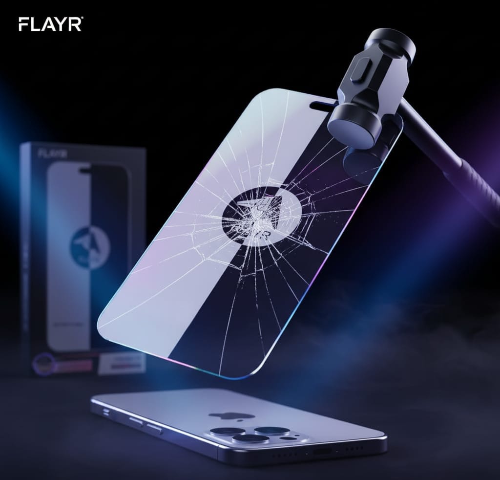 FLAYR Super Large Arc Tempered Glass - iPhone 18 Pro