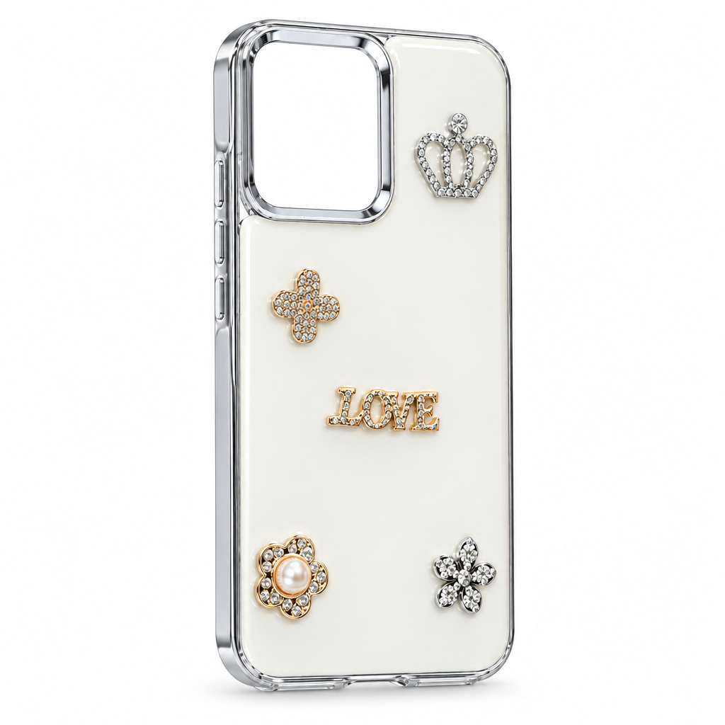 Oppo Reno 13 Pro Crystal Charm Back Case
