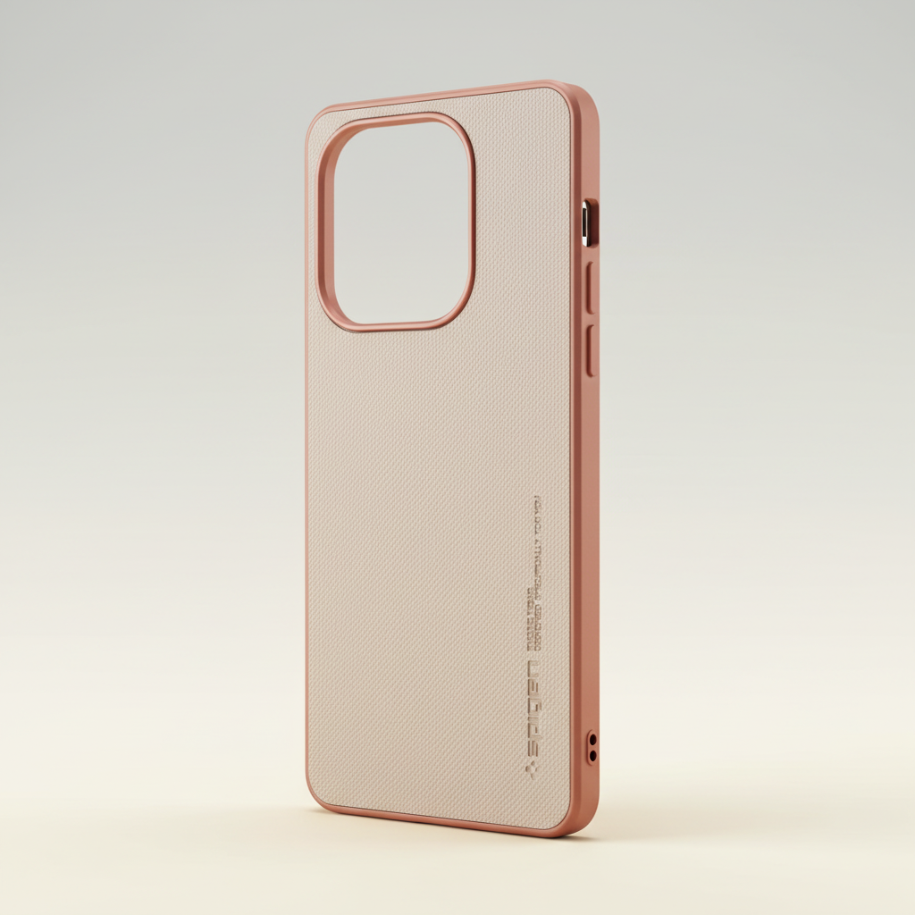 OPPO A3x SPIGEN Textured Back Cover - Rose, Beige & Black