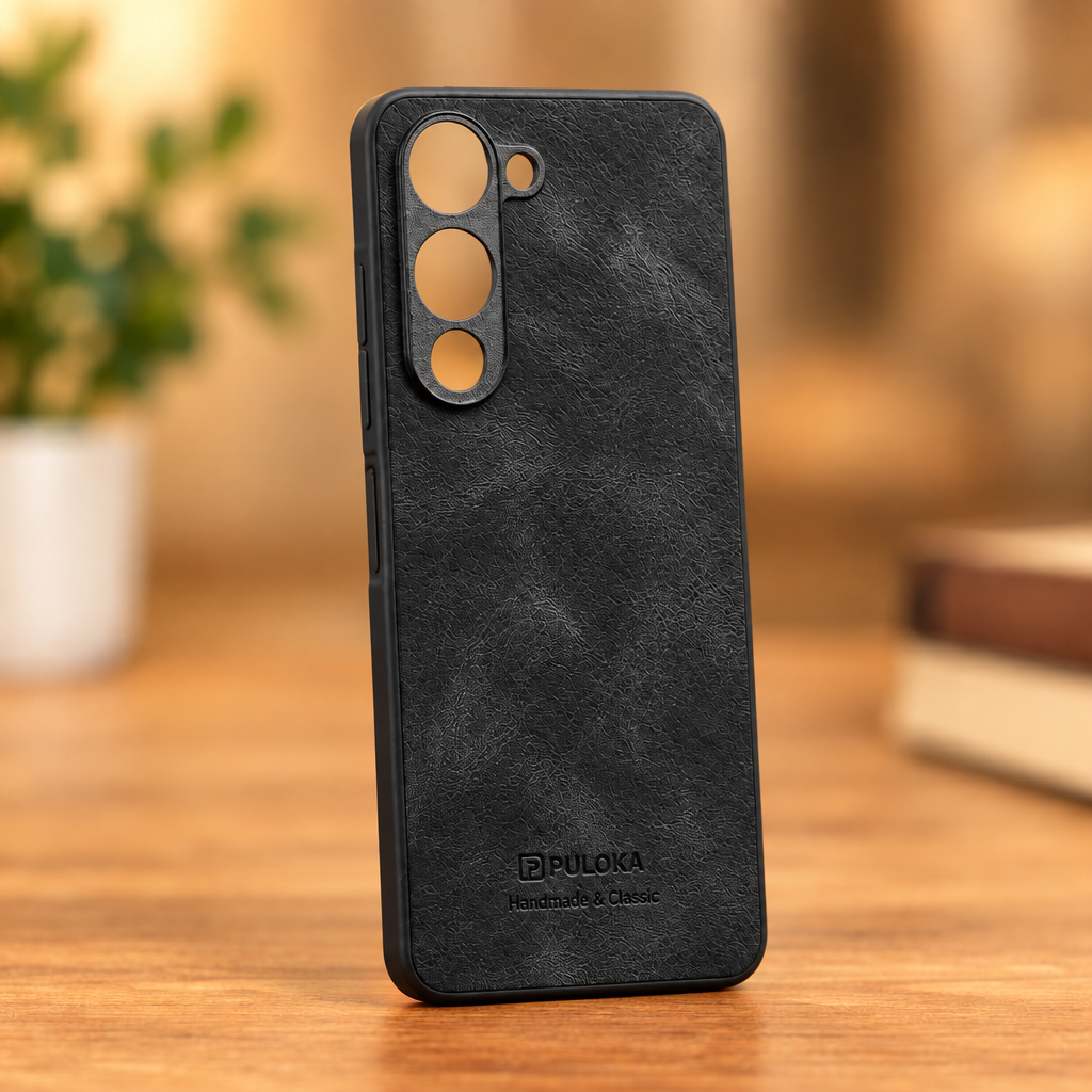 Vivo Y04 / Y19e / Y29s PULOKA Leather-Texture Back Case