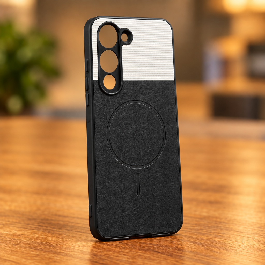 Vivo Y04 / Y19e / Y29s Two-Tone Magnetic Ring Back Case
