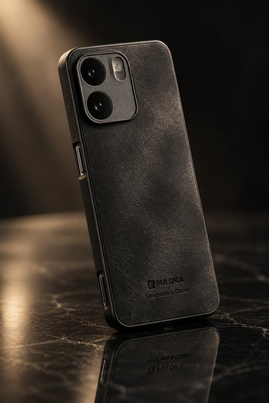 Oppo A5x PULOKA Leather Back Cover