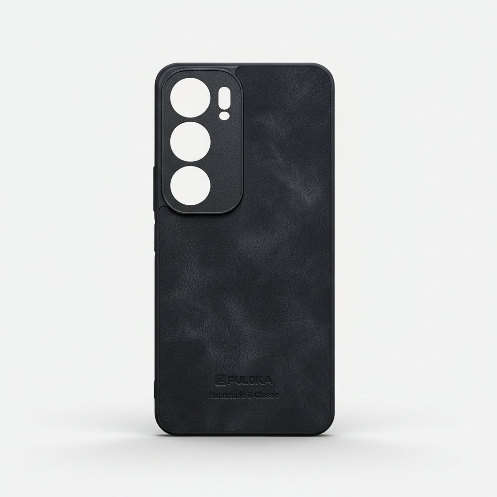 Vivo Y29 & Vivo Y19s Textured Camera Cutout Back Case - Brown & Black