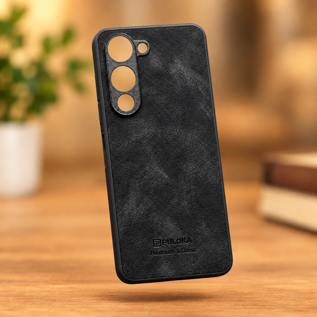 Vivo Y04 / Y19e / Y29s PULOKA Leather-Texture Back Case