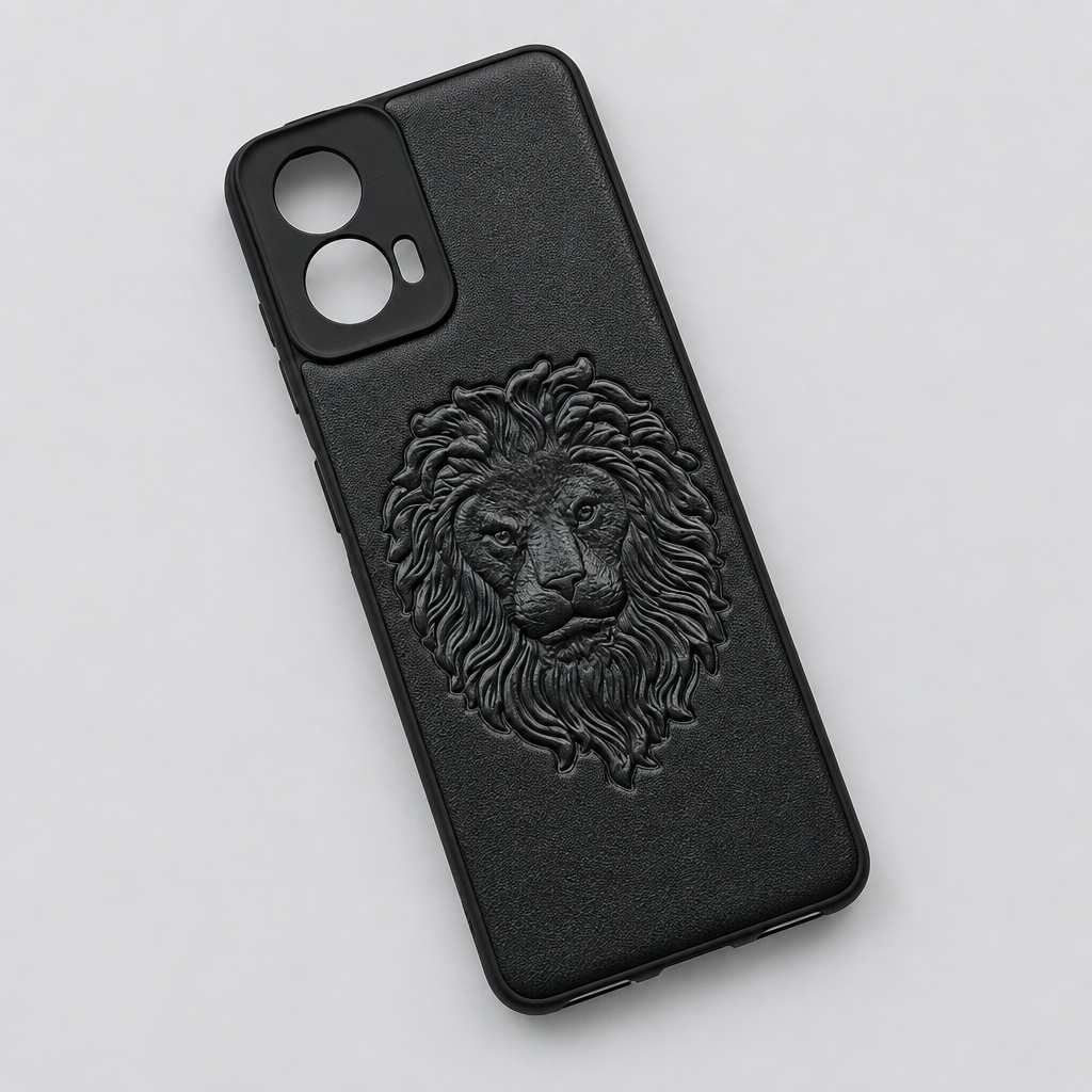Moto G34 / Moto G45 Lion Emboss Phone Cover