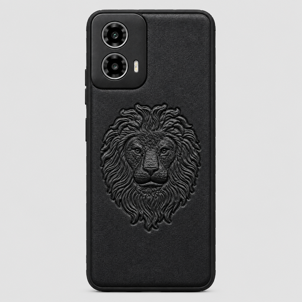 Moto G34 / Moto G45 Lion Emboss Phone Cover