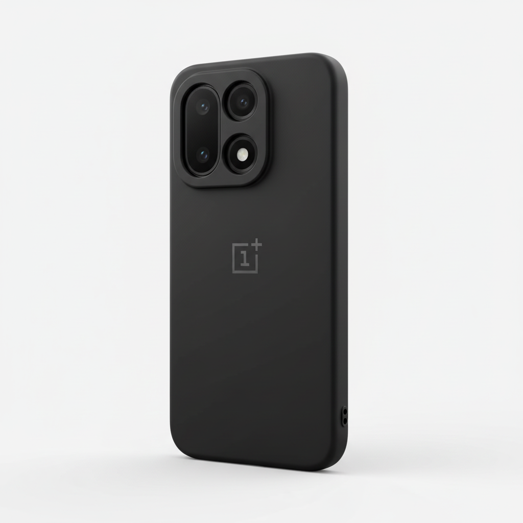 OnePlus 15 Silicone Back Case - Black, Blue & Grey