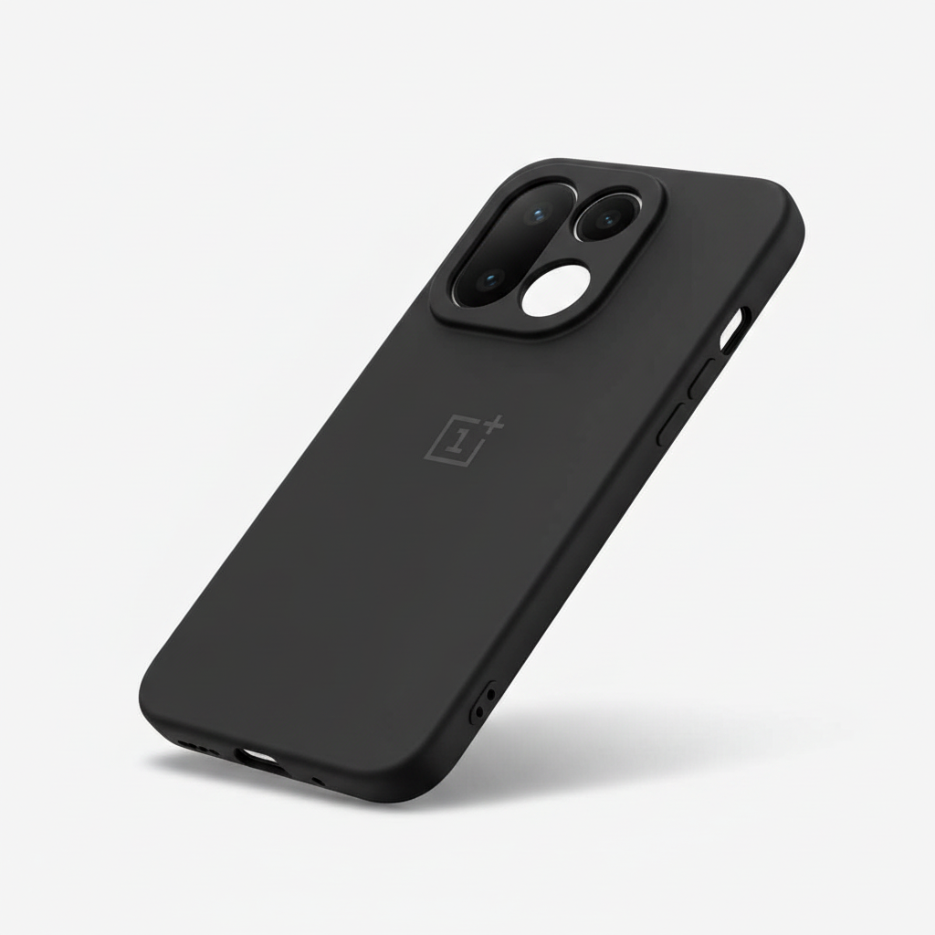 OnePlus 15 Silicone Back Case - Black, Blue & Grey