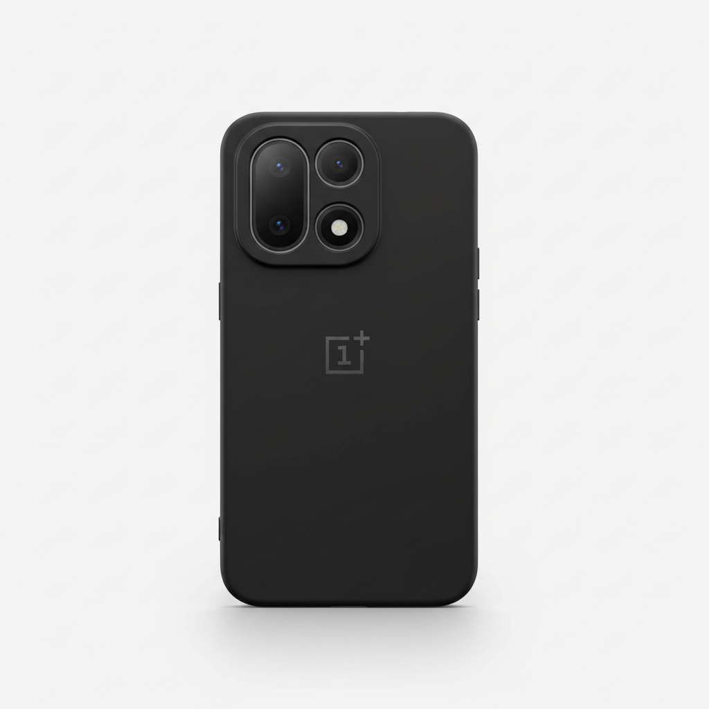 OnePlus 15 Silicone Back Case - Black, Blue & Grey