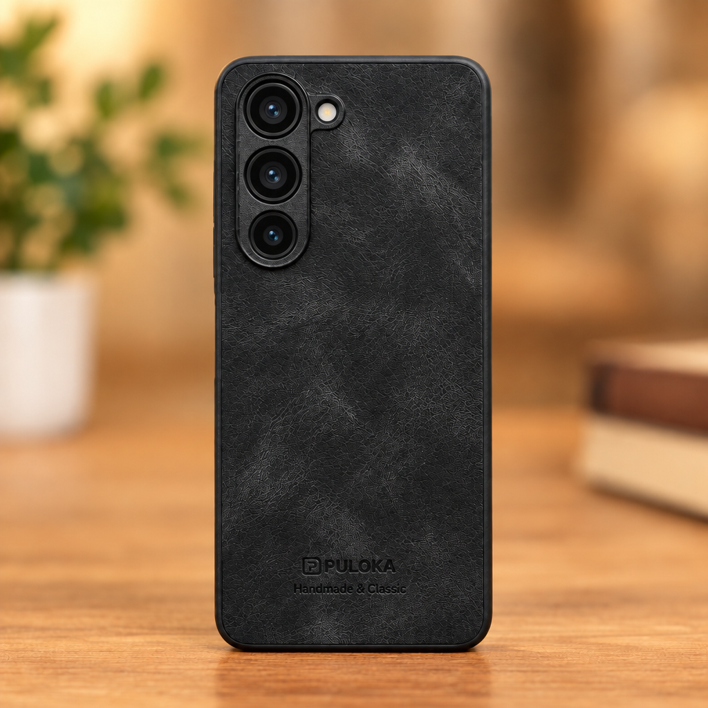 Vivo Y04 / Y19e / Y29s PULOKA Leather-Texture Back Case