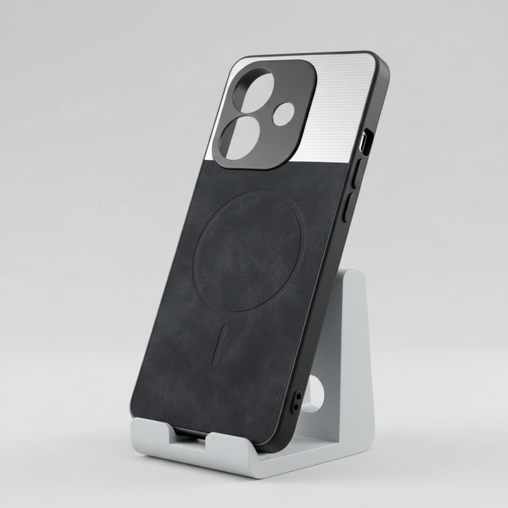 OPPO A3x Two-Tone Magnetic Ring Back Cover
