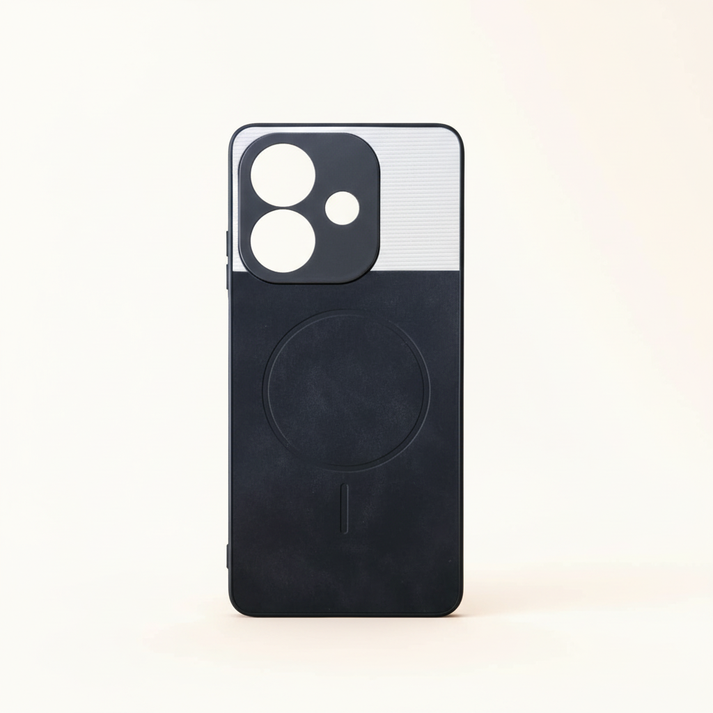 OPPO A3x Two-Tone Magnetic Ring Back Cover