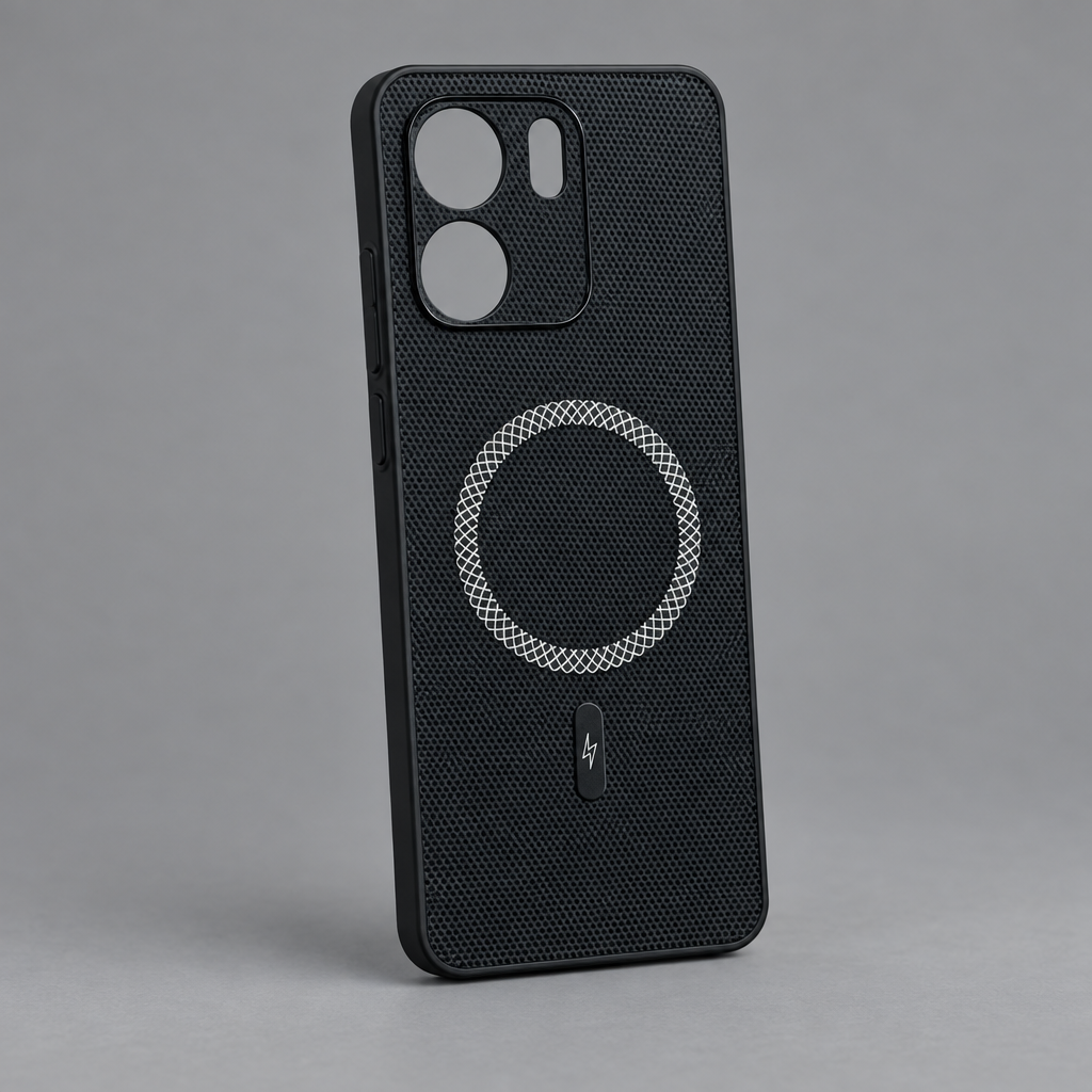 Oppo A5x Woven Texture MagSafe Magnetic Back Case