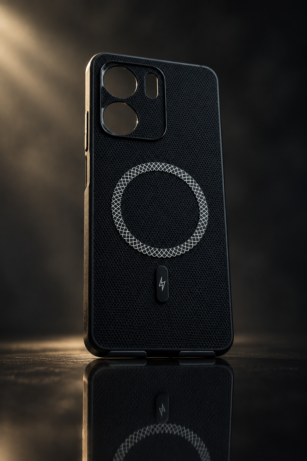 Oppo A5x Woven Texture MagSafe Magnetic Back Case