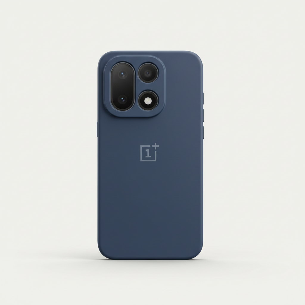 OnePlus 15 Silicone Back Case - Black, Blue & Grey