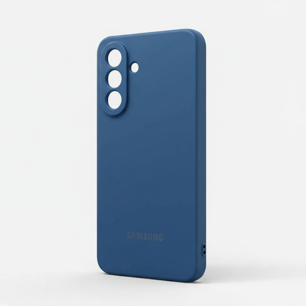 Samsung A37 Silicone Back Case - Black, Grey, Green & Blue