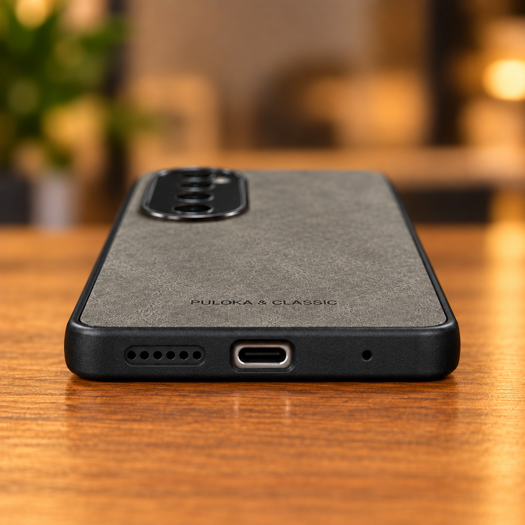 Vivo V40 / V40 Pro Premium Leather Finish Back Cover with Camera Protection