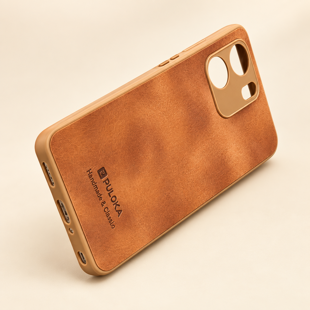 Oppo A5x PULOKA Leather Back Cover