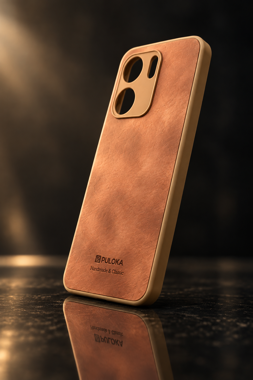 Oppo A5x PULOKA Leather Back Cover