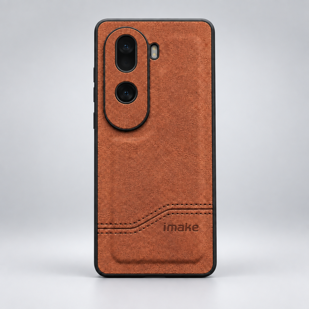 Vivo V40e Premium PU Leather Finish Back Cover With Camera Protection