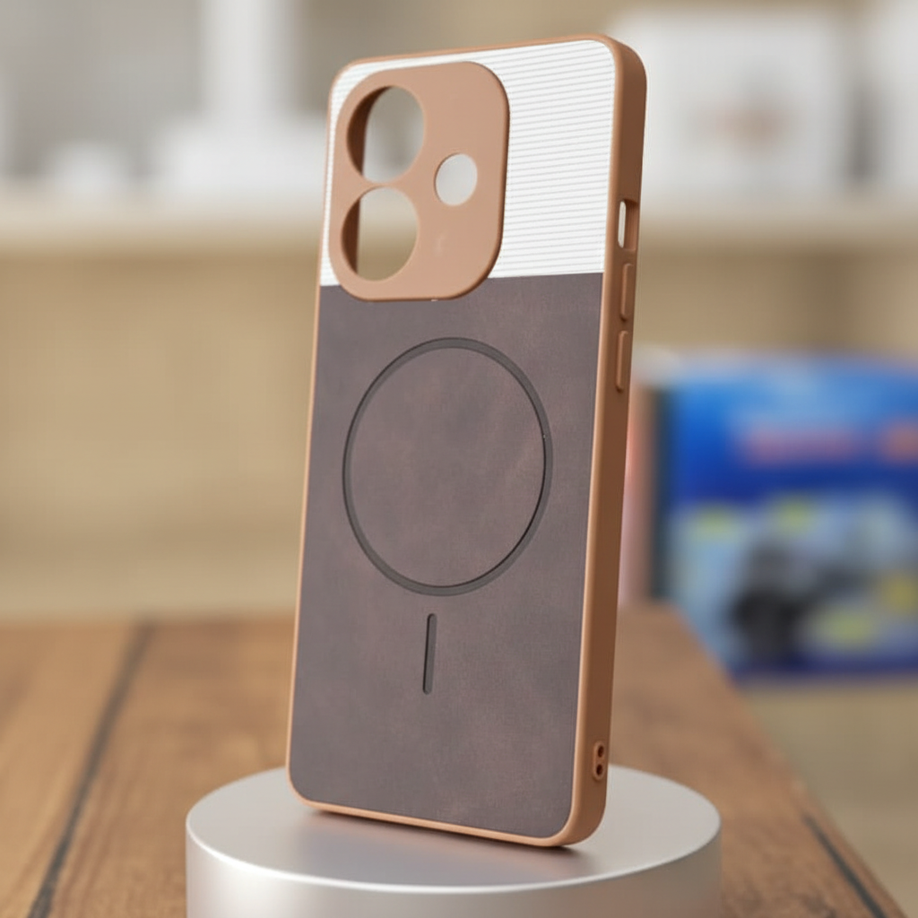 OPPO A3x Two-Tone Magnetic Ring Back Cover