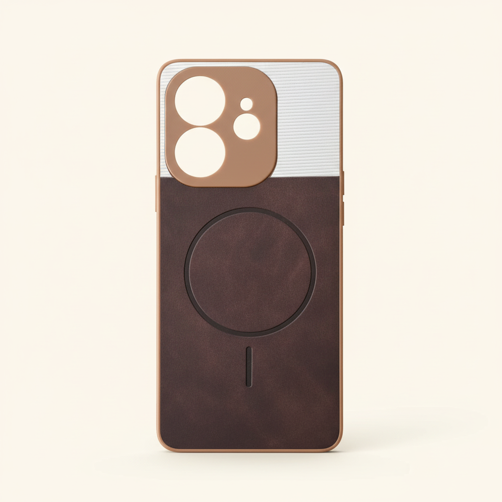 OPPO A3x Two-Tone Magnetic Ring Back Cover