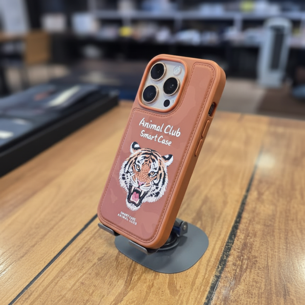 iPhone 16 Pro Animal Club Smart Case | Wolf & Tiger