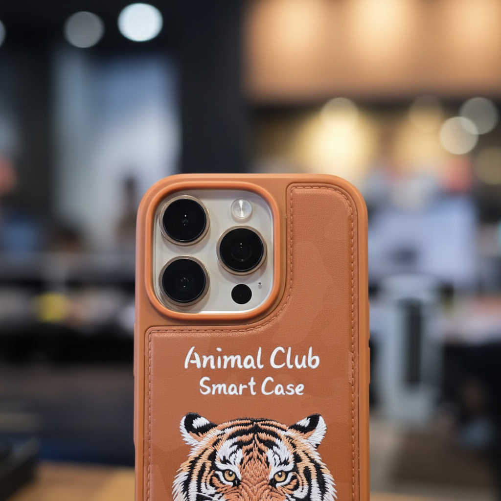 iPhone 16 Pro Animal Club Smart Case | Wolf & Tiger