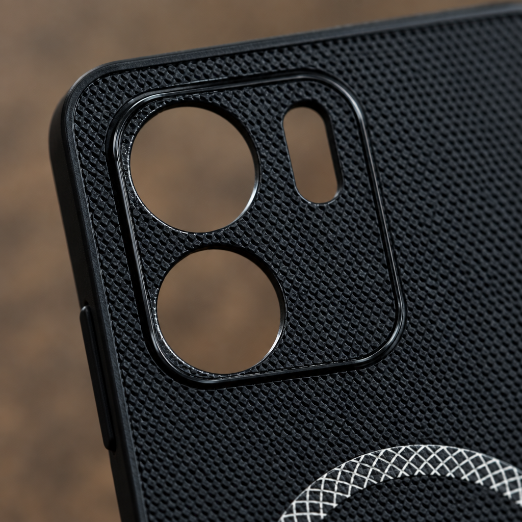 Oppo A5x Woven Texture MagSafe Magnetic Back Case