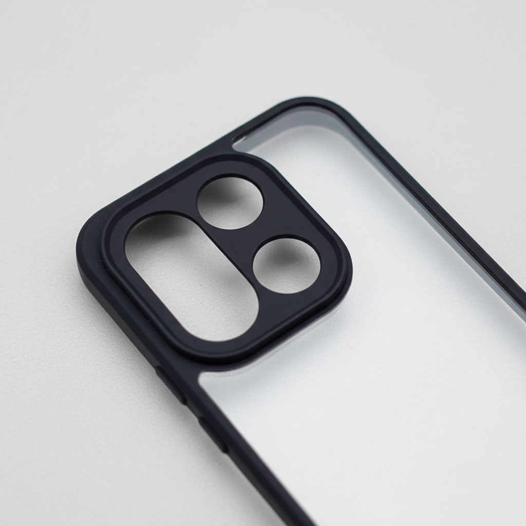OnePlus 15 Clear Black-Bumper Phone Case