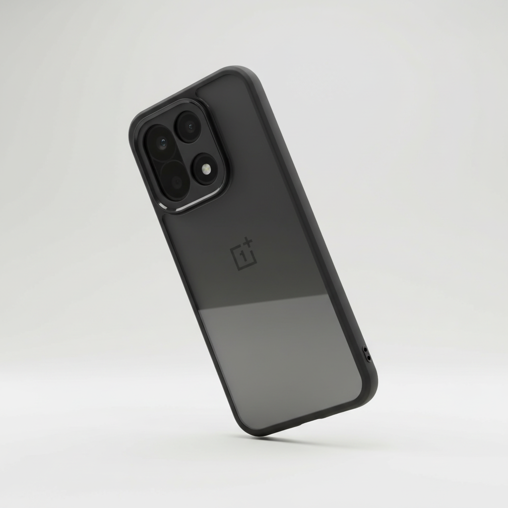 OnePlus 15 Clear Black-Bumper Phone Case