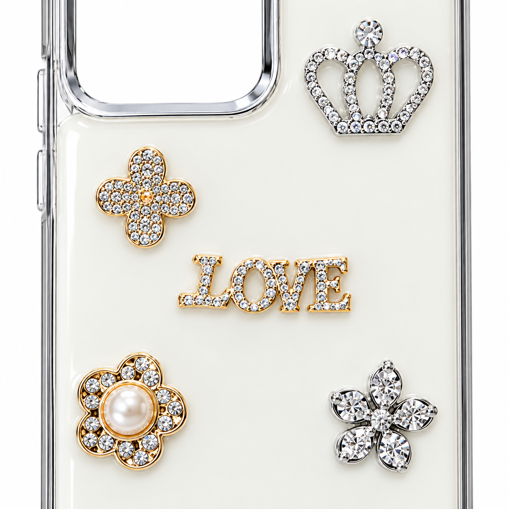 Oppo Reno 13 Pro Crystal Charm Back Case
