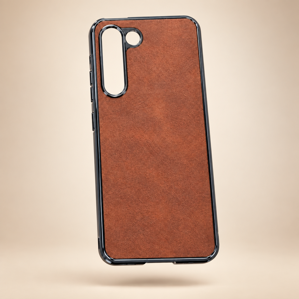 Samsung Galaxy S23 Leather-Texture Back Case