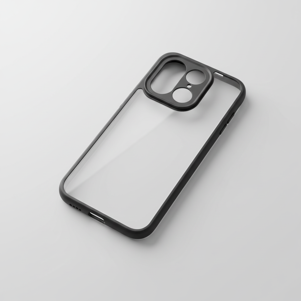 OnePlus 15 Clear Black-Bumper Phone Case