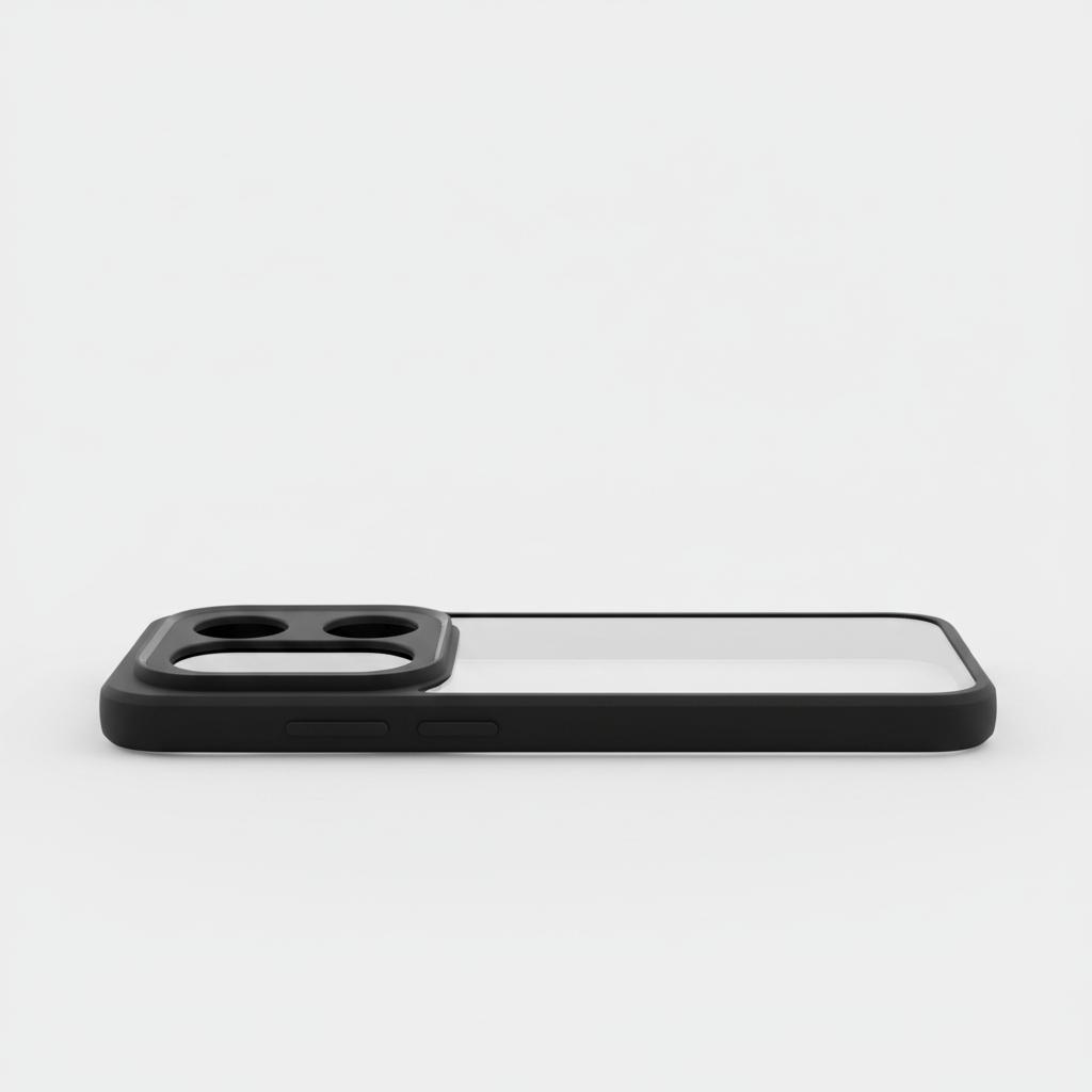 OnePlus 15 Clear Black-Bumper Phone Case