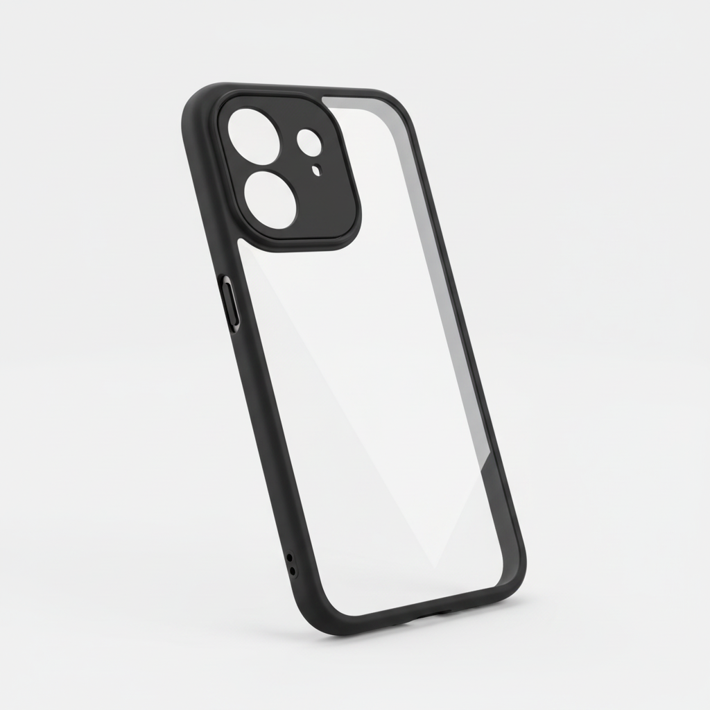 OnePlus 15 Clear Black-Bumper Phone Case