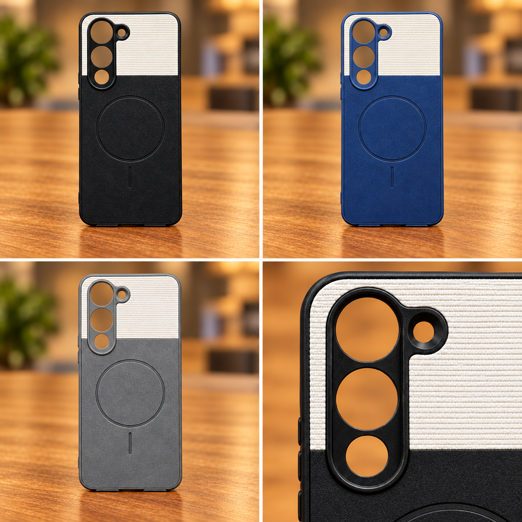 Vivo Y04 / Y19e / Y29s Two-Tone Magnetic Ring Back Case
