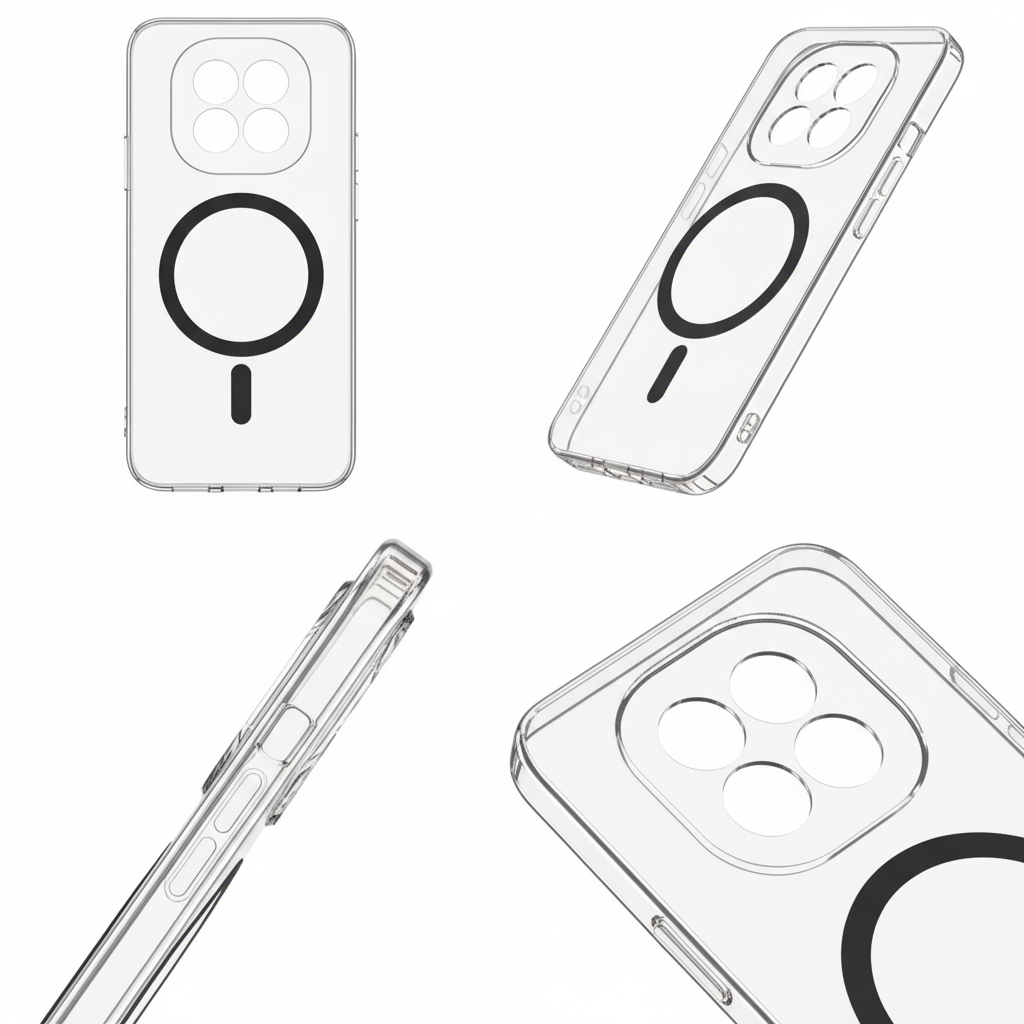 OPPO F29 Hard Crystal MagSafe Clear Case