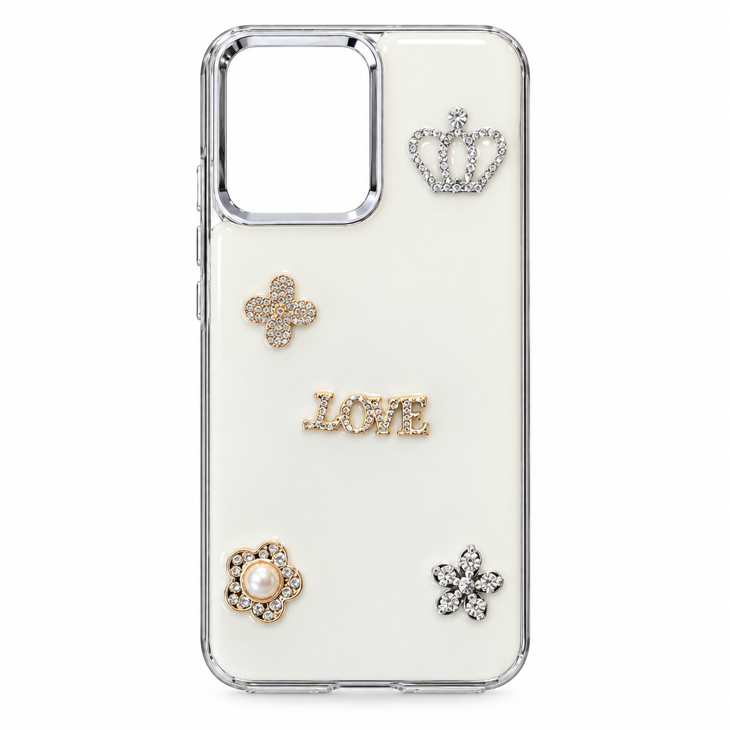 Oppo Reno 13 Pro Crystal Charm Back Case