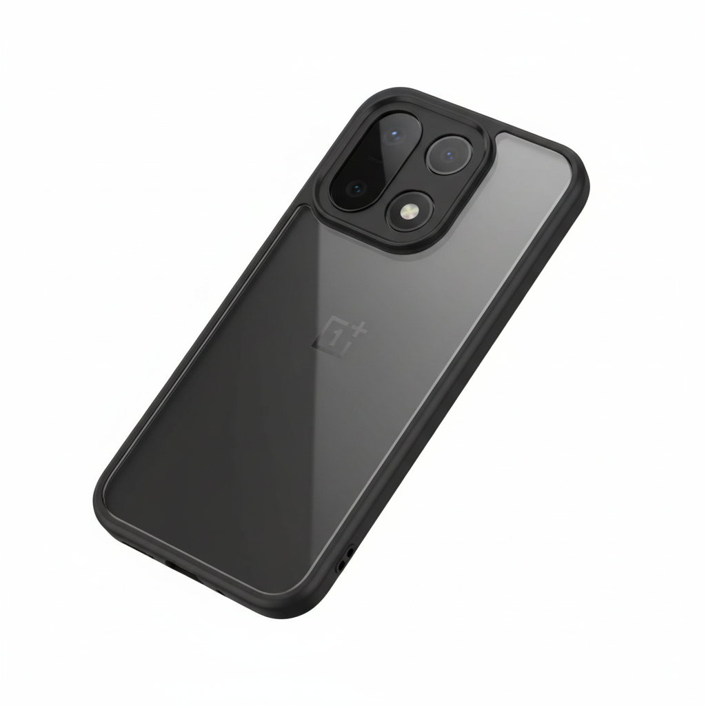 OnePlus 15 Clear Black-Bumper Phone Case