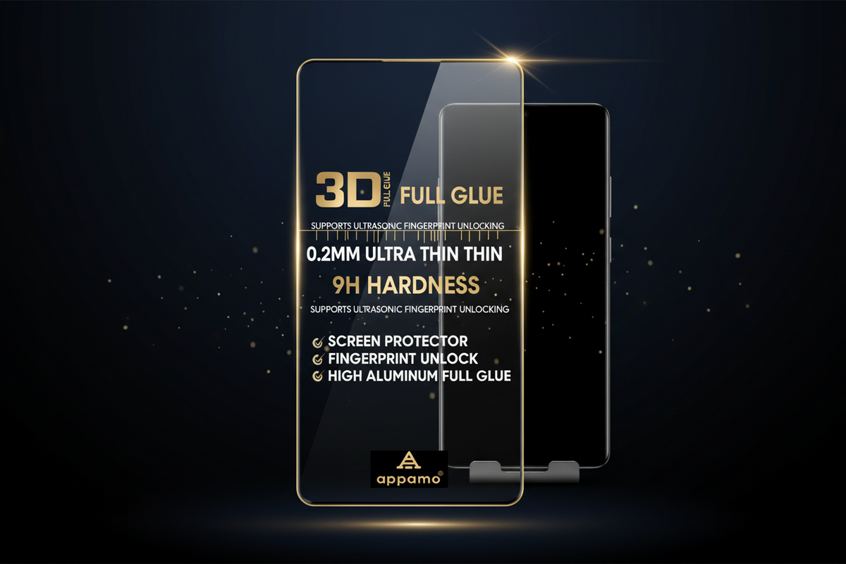 Samsung Galaxy S24 / S24 Ultra | Appamo 3D Full Glue Tempered Glass | Ultrathin | Fingerprint Working
