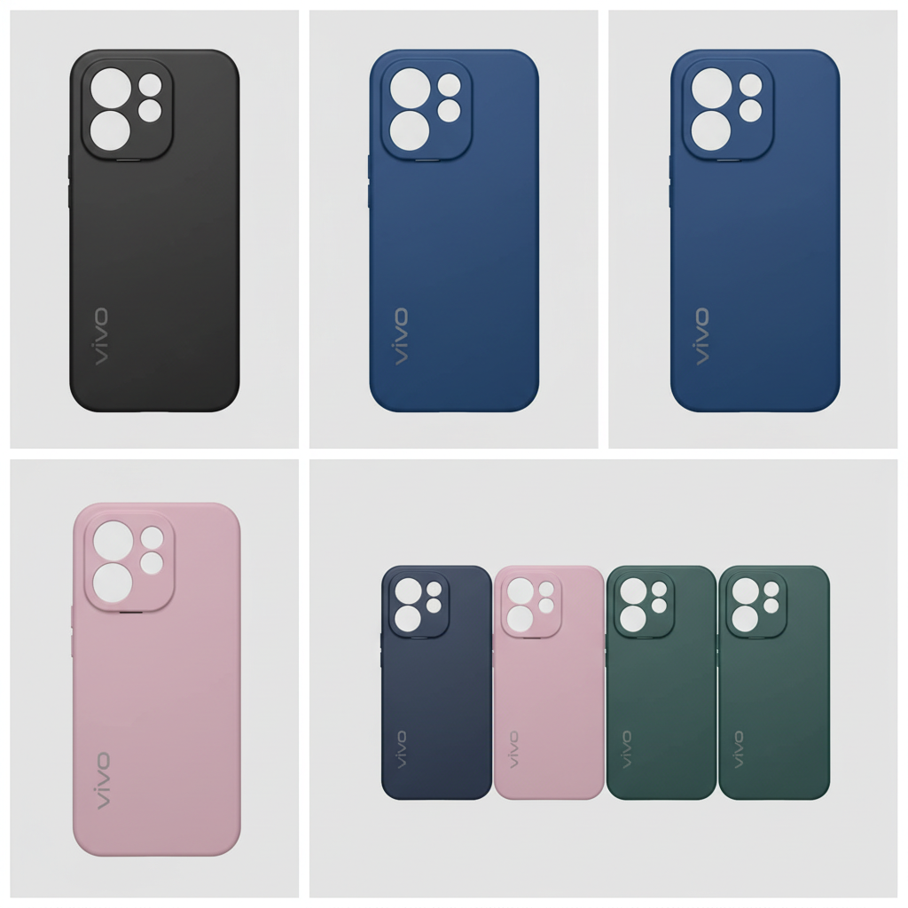 Vivo V70 & Vivo V70 Lite Silicone Phone Case | 5 Colours